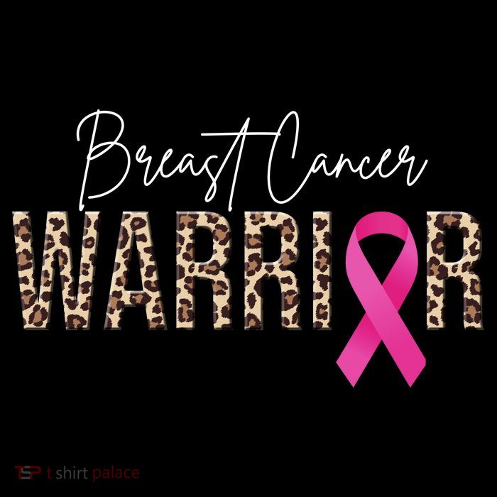Breast Cancer Warrior Pink Ribbon Cheetah Drawstring Bag