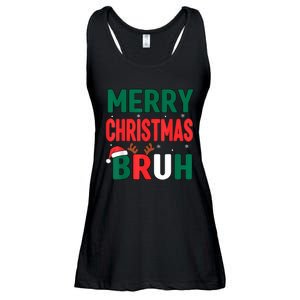 Bruh Christmas Xmas Funny Christmas Ladies Essential Flowy Tank