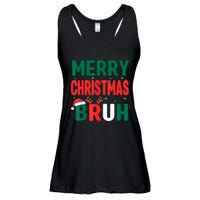 Bruh Christmas Xmas Funny Christmas Ladies Essential Flowy Tank