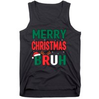 Bruh Christmas Xmas Funny Christmas Tank Top