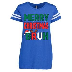 Bruh Christmas Xmas Funny Christmas Enza Ladies Jersey Football T-Shirt