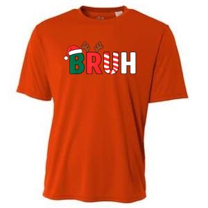 Bruh Christmas Xmas Funny Christmas Cooling Performance Crew T-Shirt