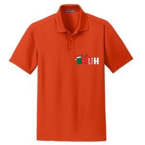 Bruh Christmas Xmas Funny Christmas Dry Zone Grid Polo