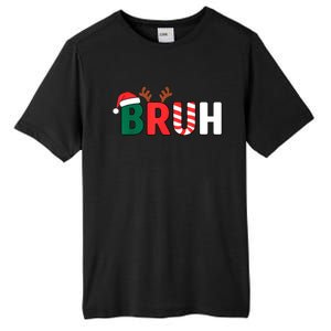 Bruh Christmas Xmas Funny Christmas Tall Fusion ChromaSoft Performance T-Shirt