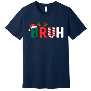 Bruh Christmas Xmas Funny Christmas Premium T-Shirt