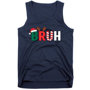 Bruh Christmas Xmas Funny Christmas Tank Top