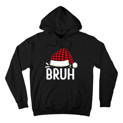 Bruh Christmas Xmas Funny Christmas Pajama Hoodie