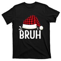 Bruh Christmas Xmas Funny Christmas Pajama T-Shirt