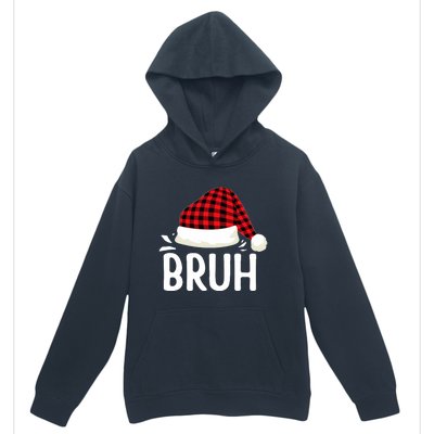 Bruh Christmas Xmas Funny Christmas Pajama Urban Pullover Hoodie