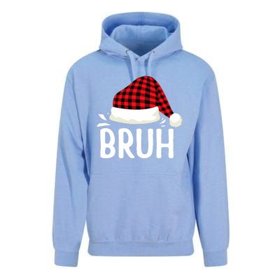 Bruh Christmas Xmas Funny Christmas Pajama Unisex Surf Hoodie