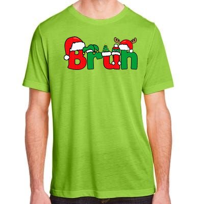 Bruh Christmas Xmas Pajama Adult ChromaSoft Performance T-Shirt