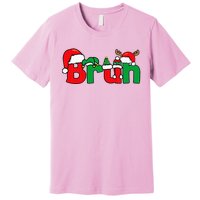 Bruh Christmas Xmas Pajama Premium T-Shirt