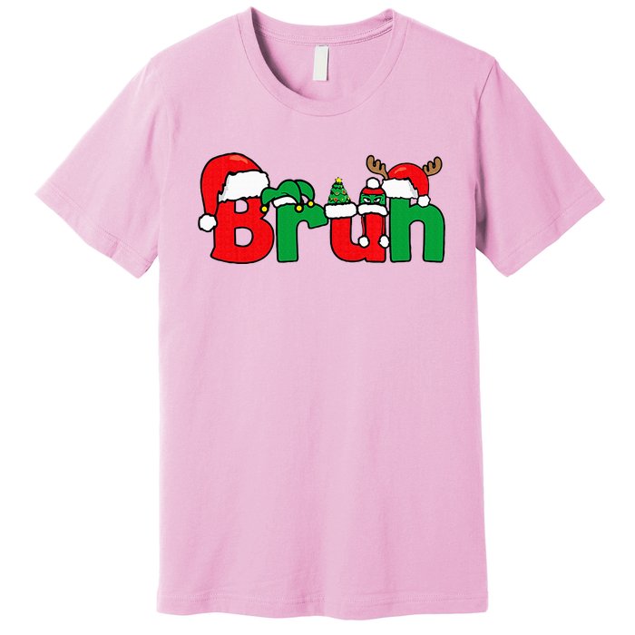 Bruh Christmas Xmas Pajama Premium T-Shirt