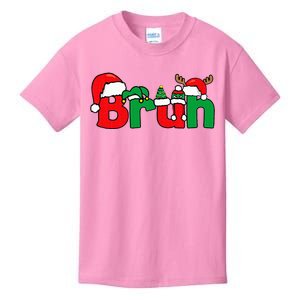 Bruh Christmas Xmas Pajama Kids T-Shirt