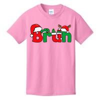 Bruh Christmas Xmas Pajama Kids T-Shirt