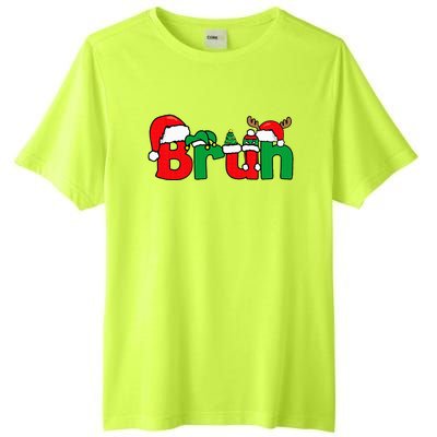 Bruh Christmas Xmas Pajama Tall Fusion ChromaSoft Performance T-Shirt