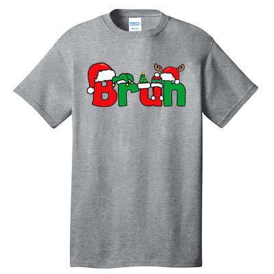 Bruh Christmas Xmas Pajama Tall T-Shirt