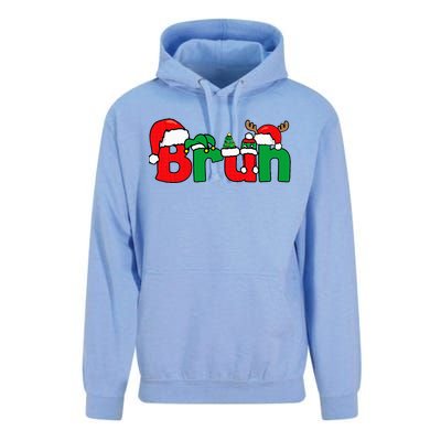 Bruh Christmas Xmas Pajama Unisex Surf Hoodie