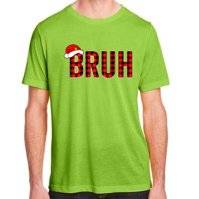 Bruh Christmas Xmas Pajamas Bruh Adult ChromaSoft Performance T-Shirt