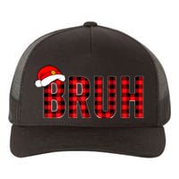 Bruh Christmas Xmas Pajamas Bruh Yupoong Adult 5-Panel Trucker Hat