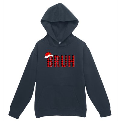 Bruh Christmas Xmas Pajamas Bruh Urban Pullover Hoodie