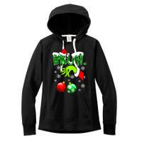 Bruh Christmas Xmas Teens Boy Funny Christmas Women's Fleece Hoodie