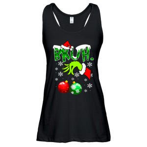 Bruh Christmas Xmas Teens Boy Funny Christmas Ladies Essential Flowy Tank