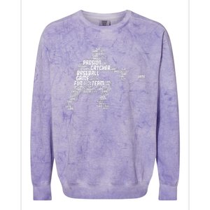 Baseball Catcher Y.O.U.T.H Colorblast Crewneck Sweatshirt