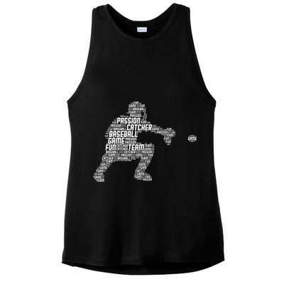 Baseball Catcher Y.O.U.T.H Ladies PosiCharge Tri-Blend Wicking Tank