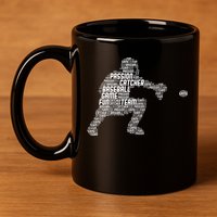 Baseball Catcher Y.O.U.T.H 11oz C Handle Ceramic Mug