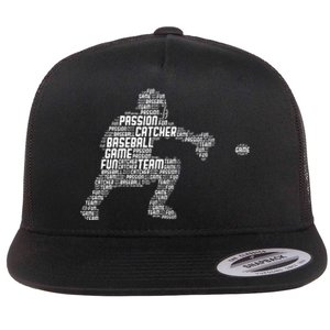 Baseball Catcher Y.O.U.T.H Flat Bill Trucker Hat