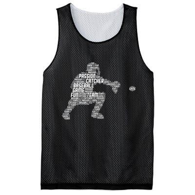 Baseball Catcher Y.O.U.T.H Mesh Reversible Basketball Jersey Tank