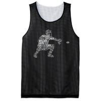 Baseball Catcher Y.O.U.T.H Mesh Reversible Basketball Jersey Tank