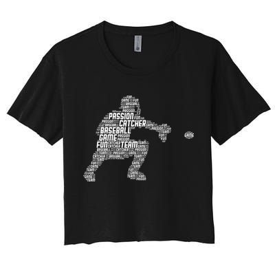 Baseball Catcher Y.O.U.T.H Women's Crop Top Tee