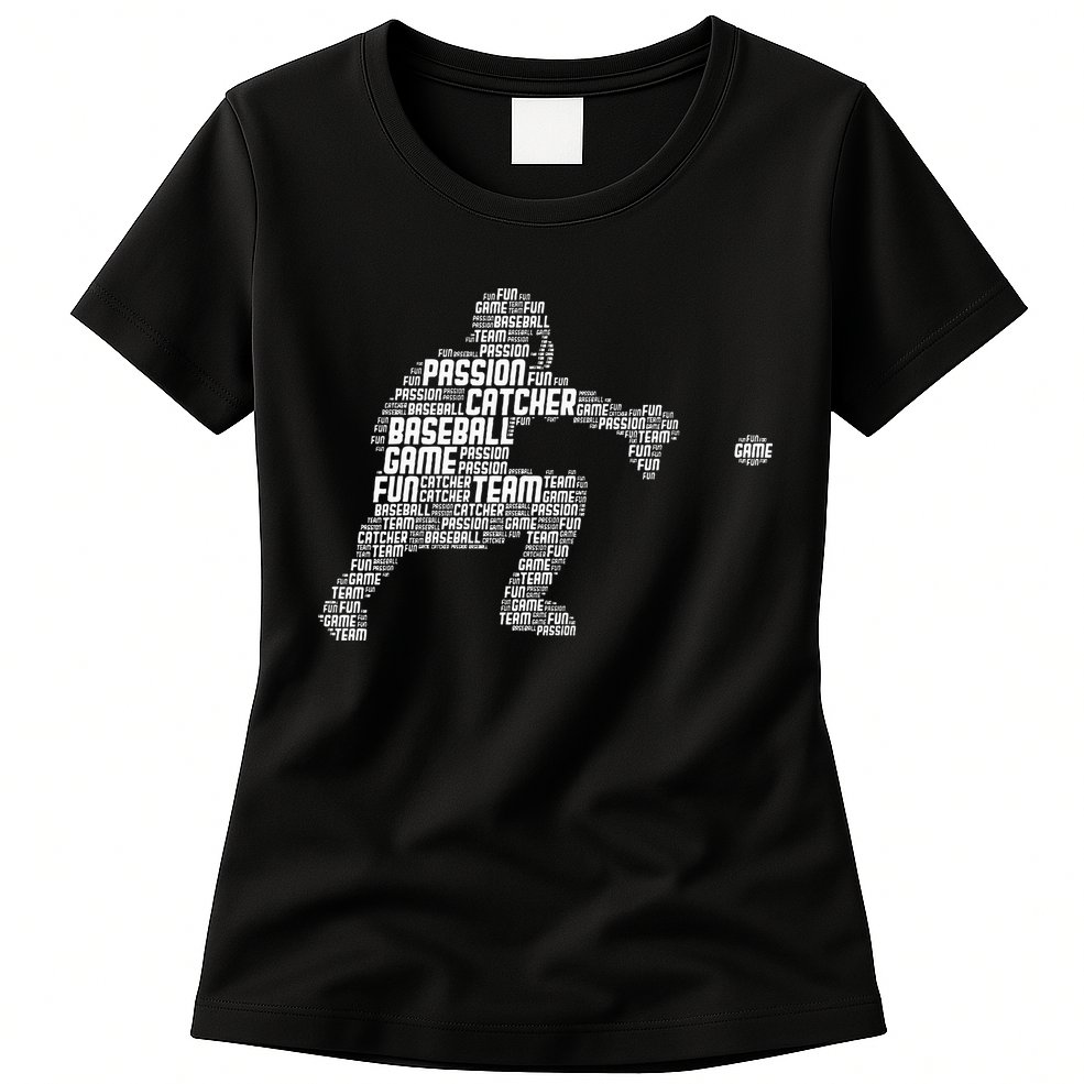 Baseball Catcher Y.O.U.T.H Womens T-Shirt