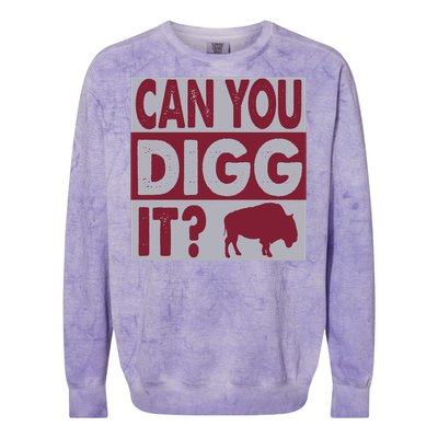 Buffalo Can You Digg It Great Football Fans Lovers Gift Colorblast Crewneck Sweatshirt