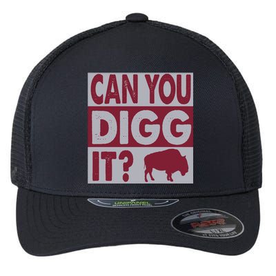 Buffalo Can You Digg It Great Football Fans Lovers Gift Flexfit Unipanel Trucker Cap