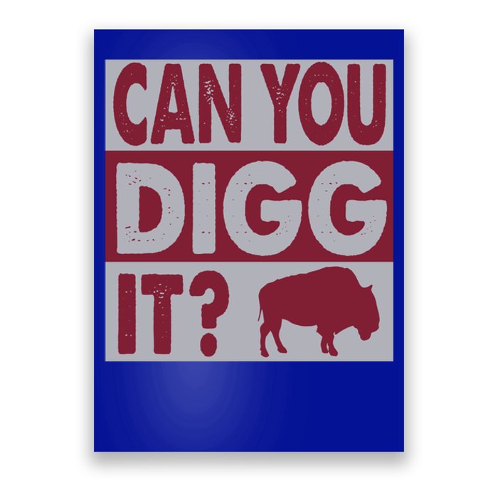 Buffalo Can You Digg It Great Football Fans Lovers Gift Poster