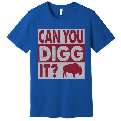 Buffalo Can You Digg It Great Football Fans Lovers Gift Premium T-Shirt