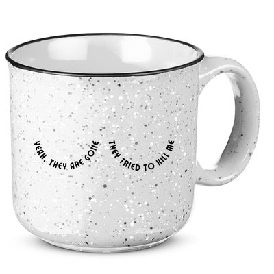 Breast Cancer Yeah They Are Gone They Tried To Kill Me 15oz Campfire Ceramic Mug
