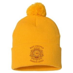 Buy Crypto Yes This Is A Financial Advice Pom Pom 12in Knit Beanie