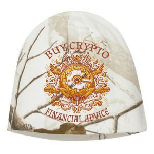 Buy Crypto Yes This Is A Financial Advice Kati - Camo Knit Beanie