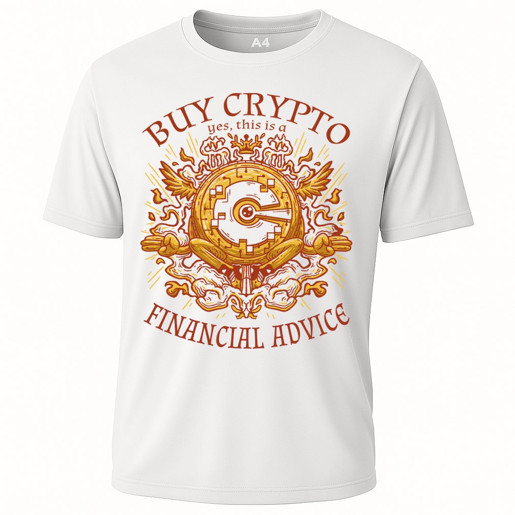 Buy Crypto Yes This Is A Financial Advice Cooling Performance Crew T-Shirt