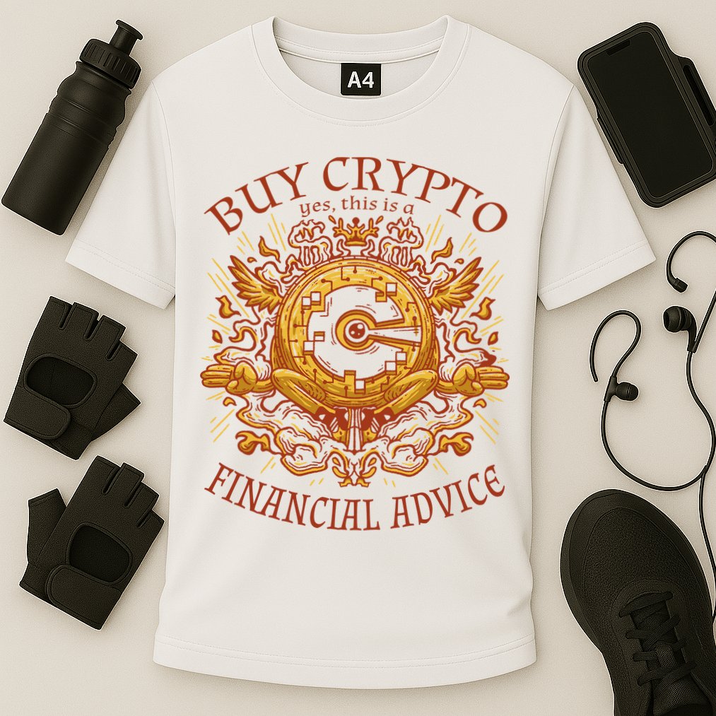 Buy Crypto Yes This Is A Financial Advice Cooling Performance Crew T-Shirt