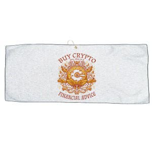 Buy Crypto Yes This Is A Financial Advice Large Microfiber Waffle Golf Towel