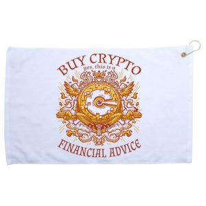 Buy Crypto Yes This Is A Financial Advice Grommeted Golf Towel