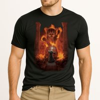 Balrog Cat You Shall Not Pass Wizard Monster Fight Performance Shirt