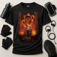 Balrog Cat You Shall Not Pass Wizard Monster Fight Performance Shirt