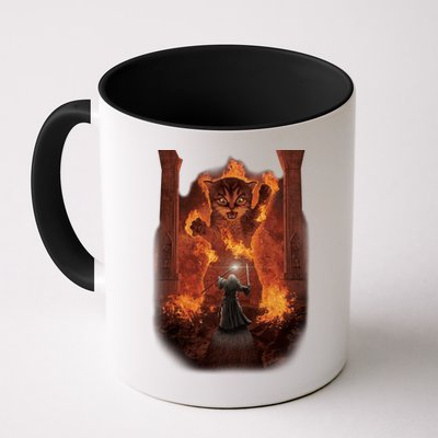 Balrog Cat You Shall Not Pass Wizard Monster Fight Mug