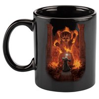 Balrog Cat You Shall Not Pass Wizard Monster Fight 11oz C Handle Ceramic Mug